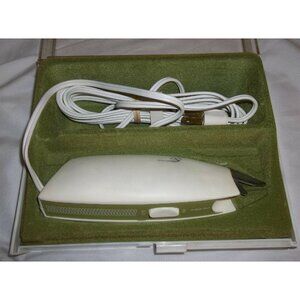 Vintage Electric Sears Best Scissors Original Case Vtg Green